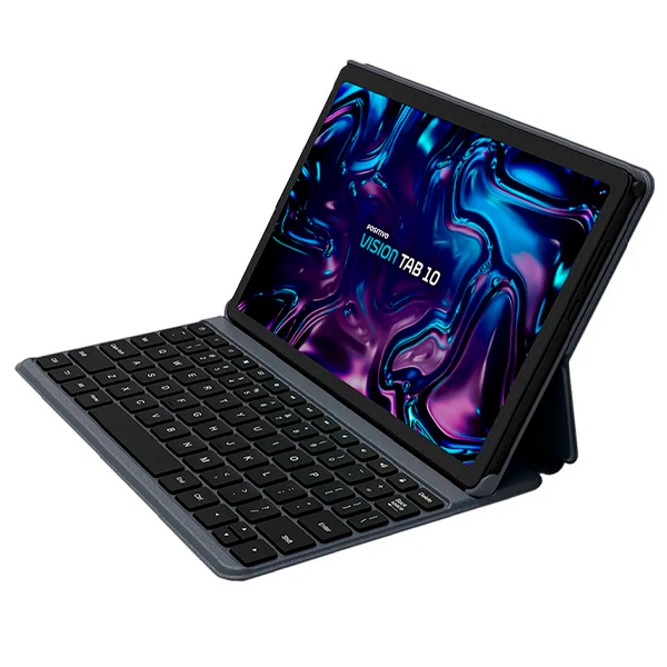 Tablet Positivo Vision Tab 10 T3010 4GB RAM 128GB com Capa Teclado Octa-Core 5 13Mp Bateria 6000mAh Tela 10.1� HD Wifi AC e 4g Full Lamination -​