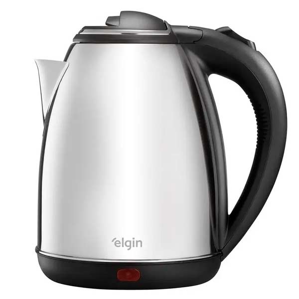 Chaleira El�trica Inox Elgin Em Inox 1,8 Litros Inox Prata